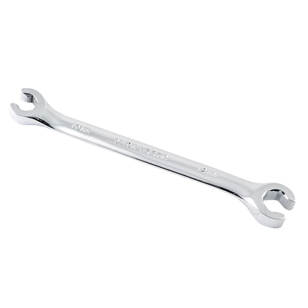 Urrea Full polished flare nut wrench, 10 Mm X 12 Mm opening size. 3710M